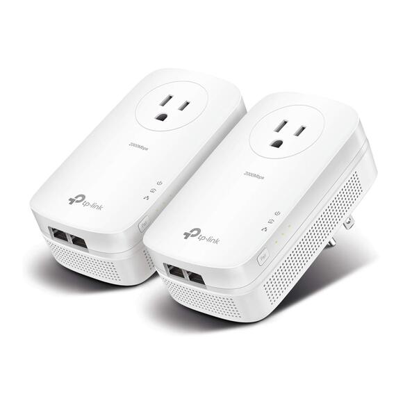 TP-Link Other - TP-Link AV2000 Powerline Adapter 2 Gigabit Ports Passthrough Ethernet Over Power